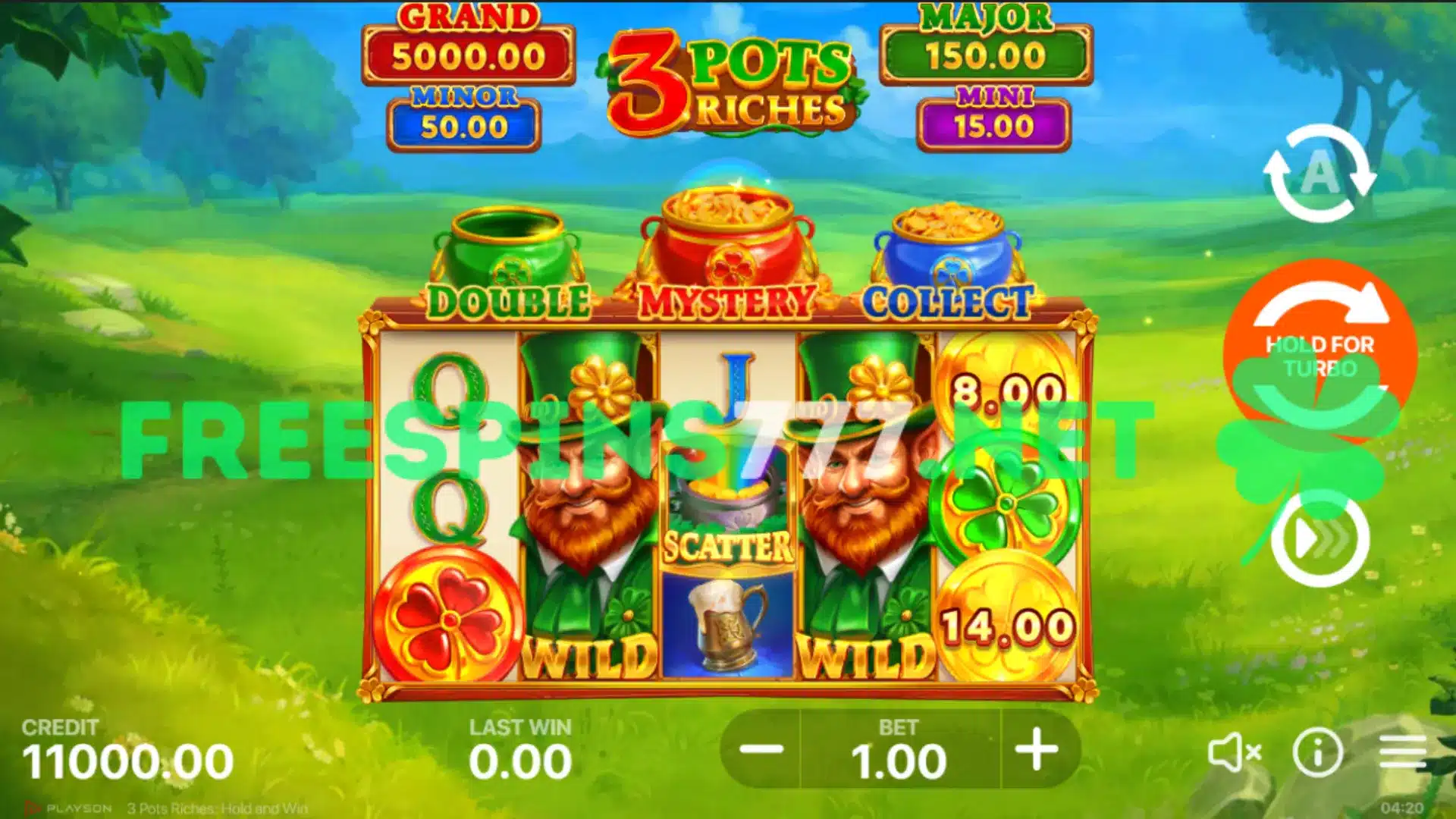 3 Pots Riches Hold and Win Slot Review